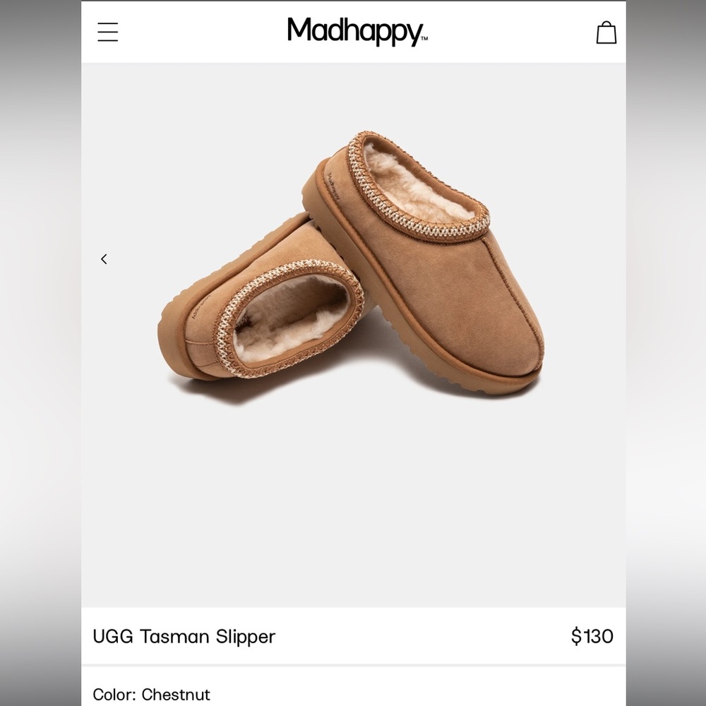 Madhappy x Ugg Tasman slipper